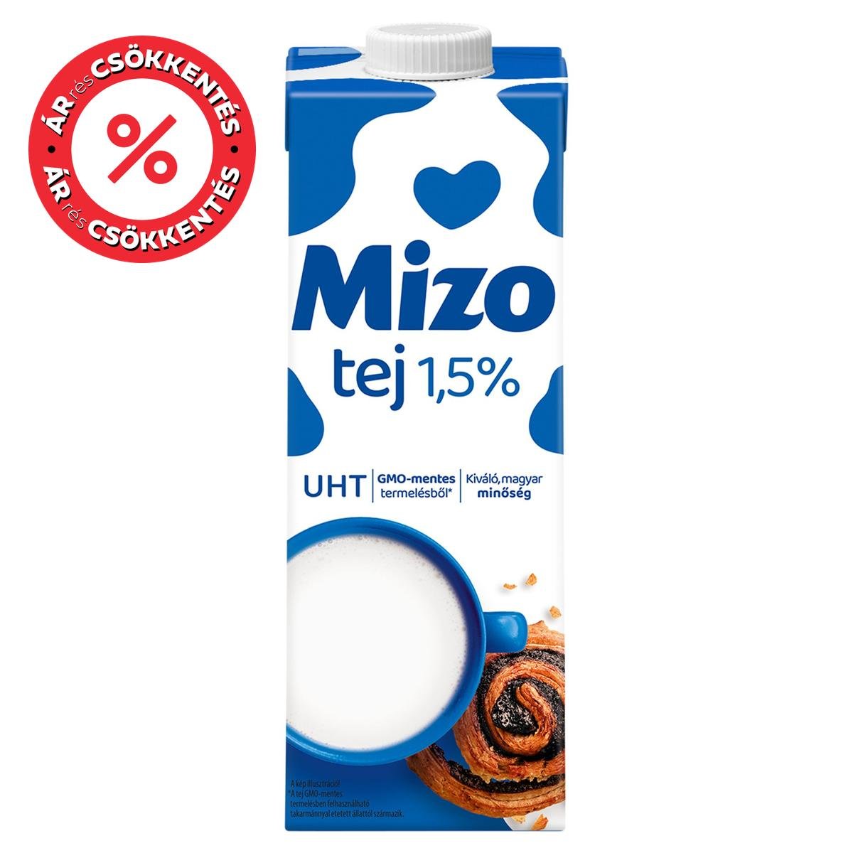 Mizo GMO-mentes UHT tej 1,5%
