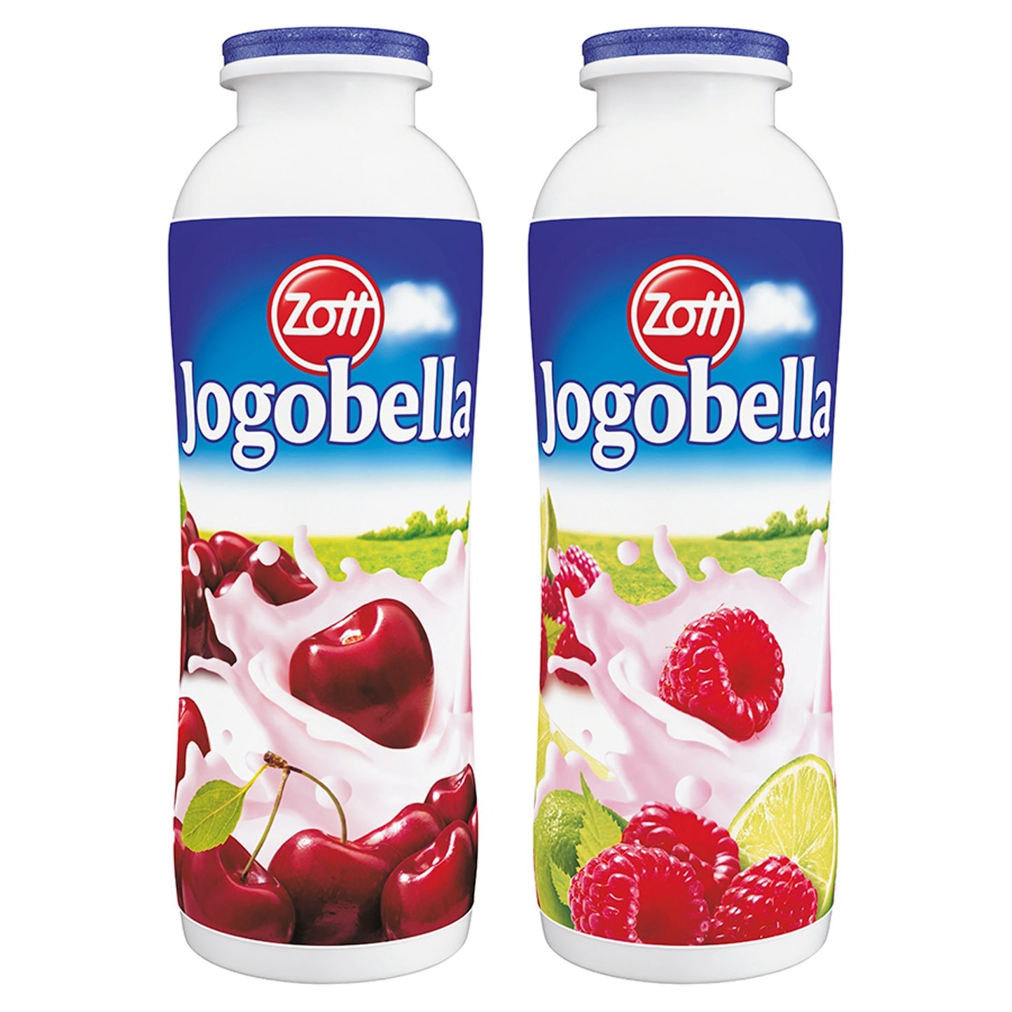 Jogobella Joghurtital meggy / málna-lime