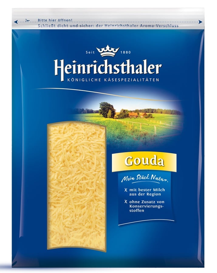 Heinrichsthaler Gouda reszelt sajt 48%
