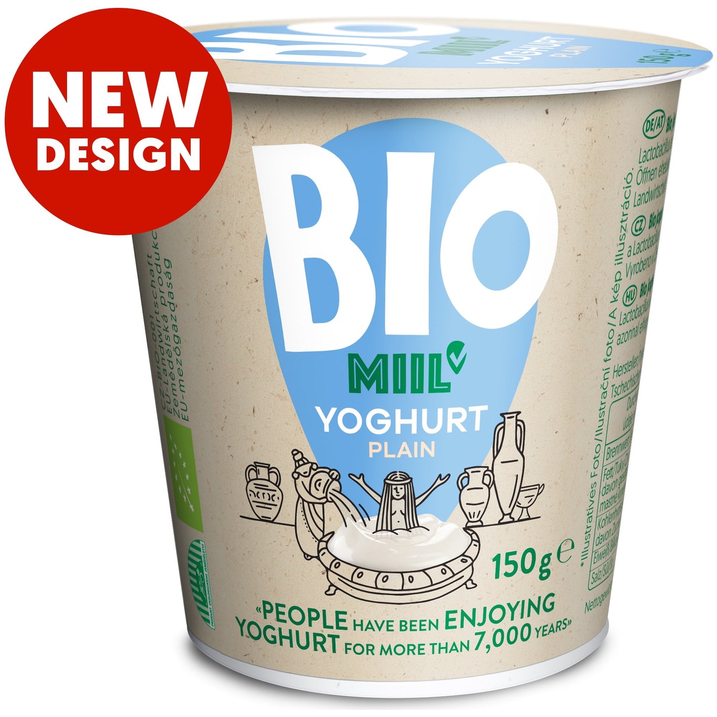 Miil BIO Natúr joghurt 3,7 %