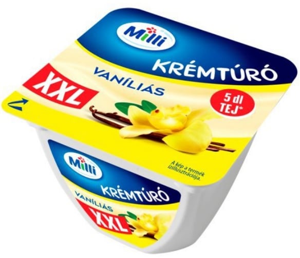 Milli XXL Vaníliás krémtúró
