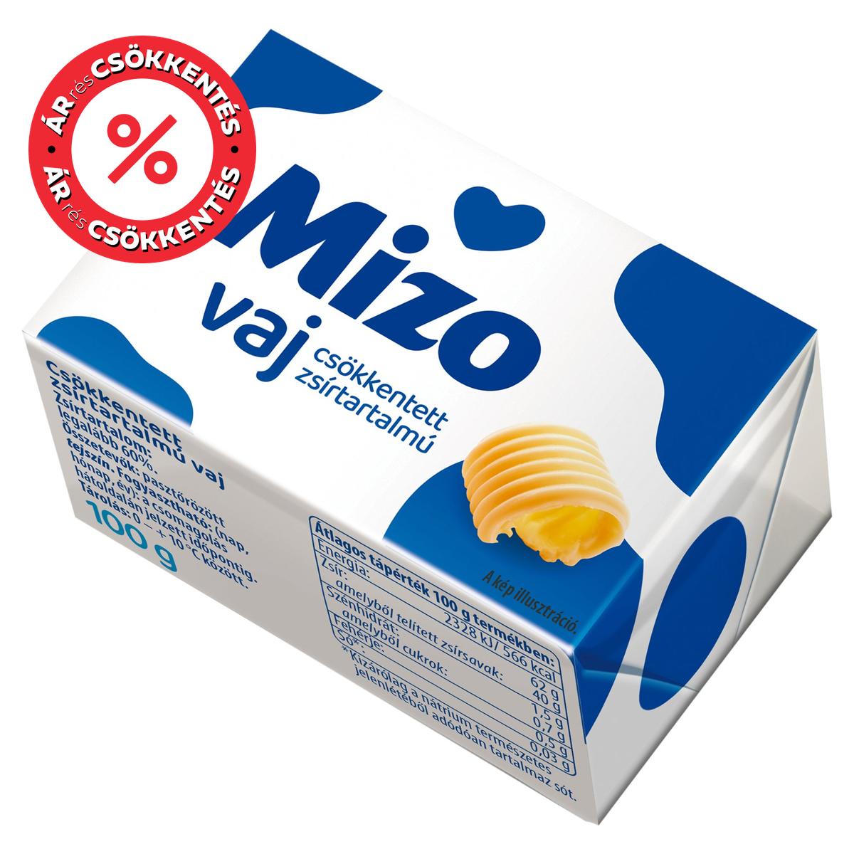 Mizo csökkentett zsírtartalmú vaj