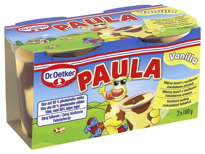 Dr. Oetker Paula vaníliaízű puding csokoládéízű foltokkal