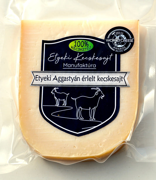 Etyeki Aggastyán - Érlelt Félkemény kecskesajt