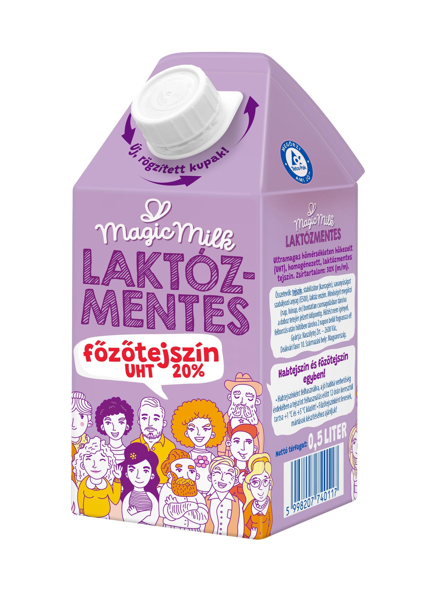 Magic Milk Laktózmentes UHT tejszín 20%