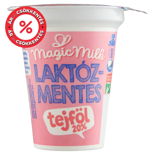 Magic Milk Laktózmentes tejföl 20%