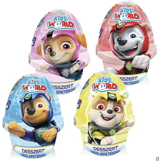 Kid's World Vanília-csokoládé ízű desszert játékkal