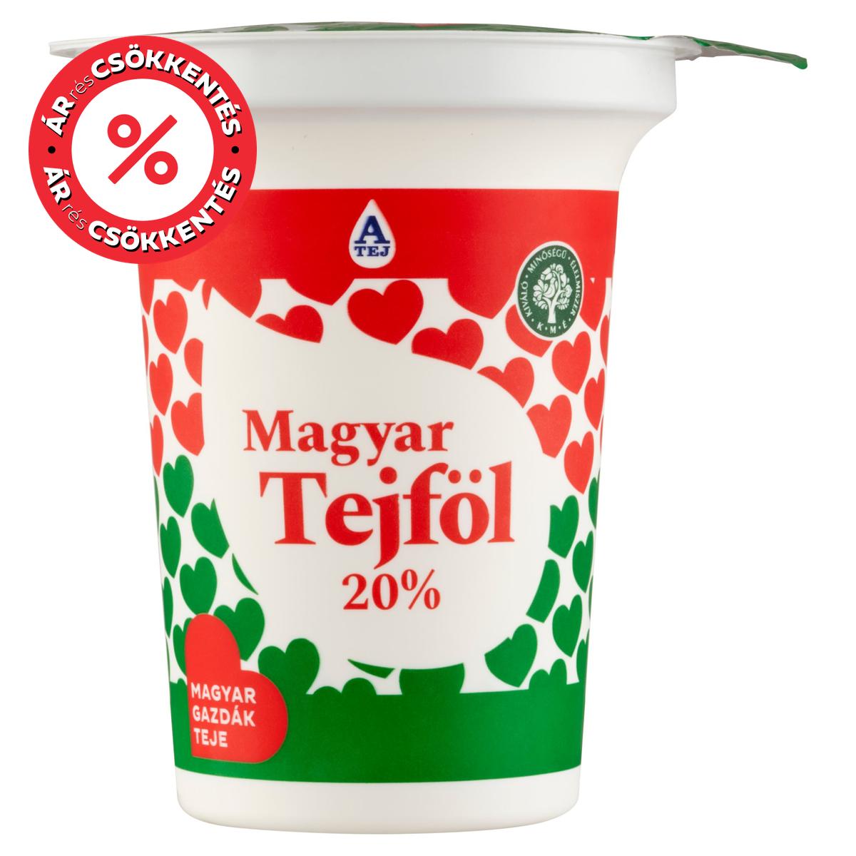 Magyar Tejföl 20%-os félzsíros tejföl