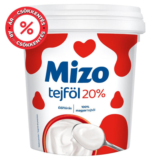 Mizo Vödrös Tejföl 20%