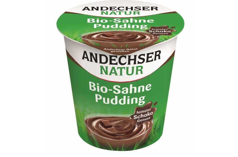 Andechser Bio csokoládés tejszínes puding 10%