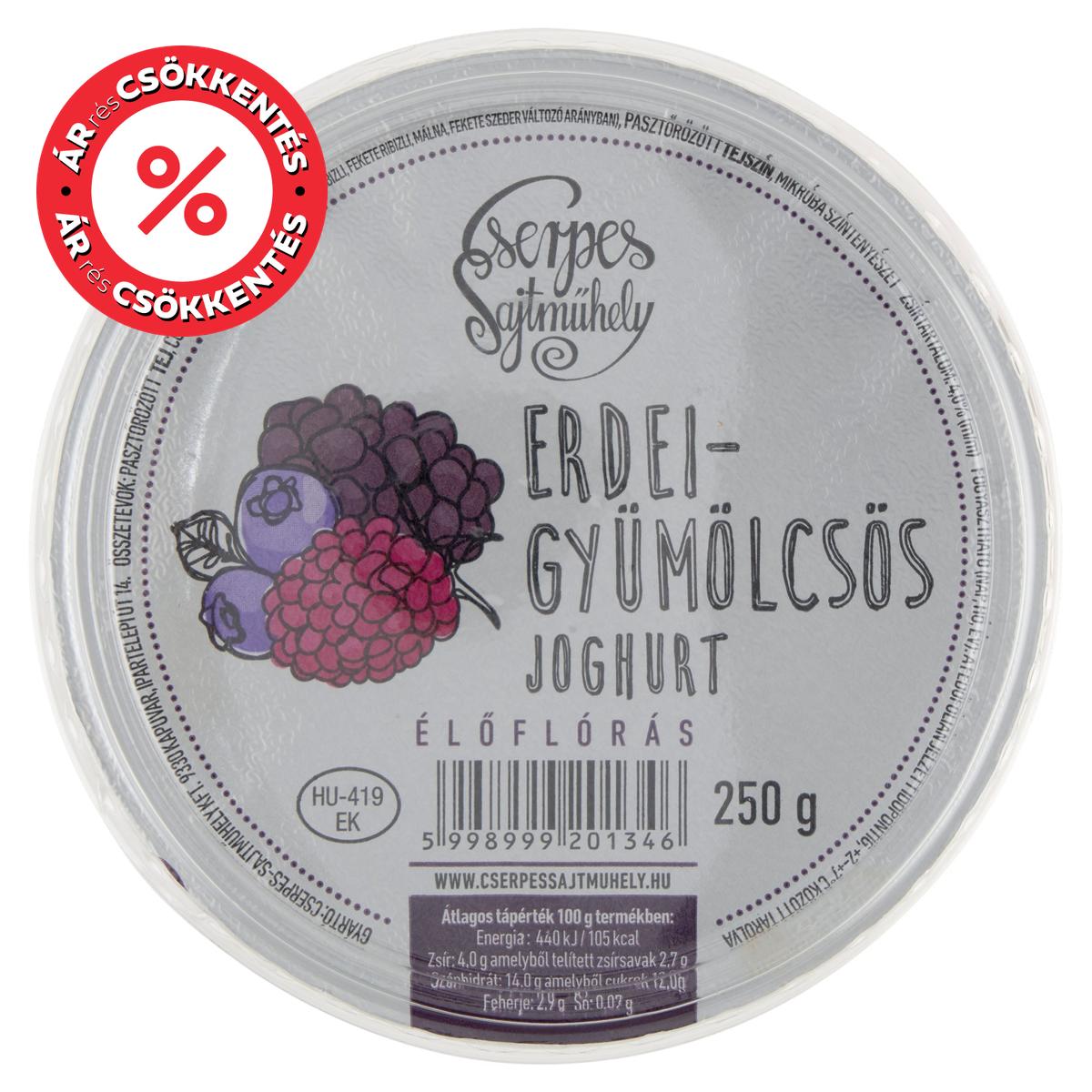 Cserpes Erdei gyümölcsös joghurt
