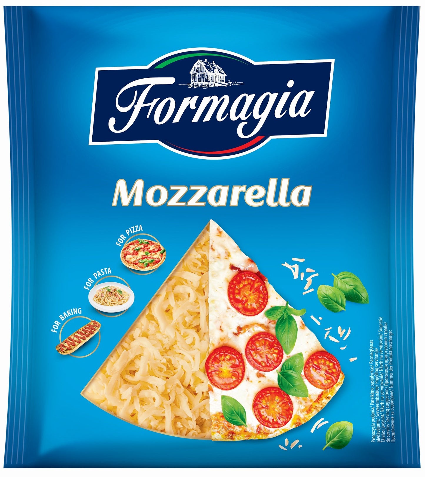 Formagia Mozzarella, reszelt