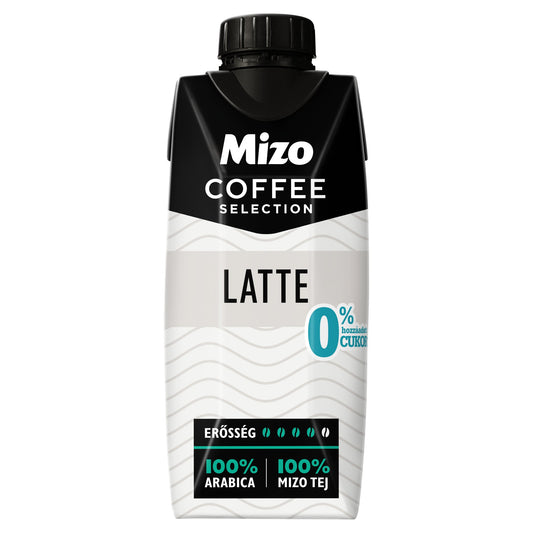 Mizo Coffee Selection Latte UHT zsírszegény kávés tej édesítőszerekkel