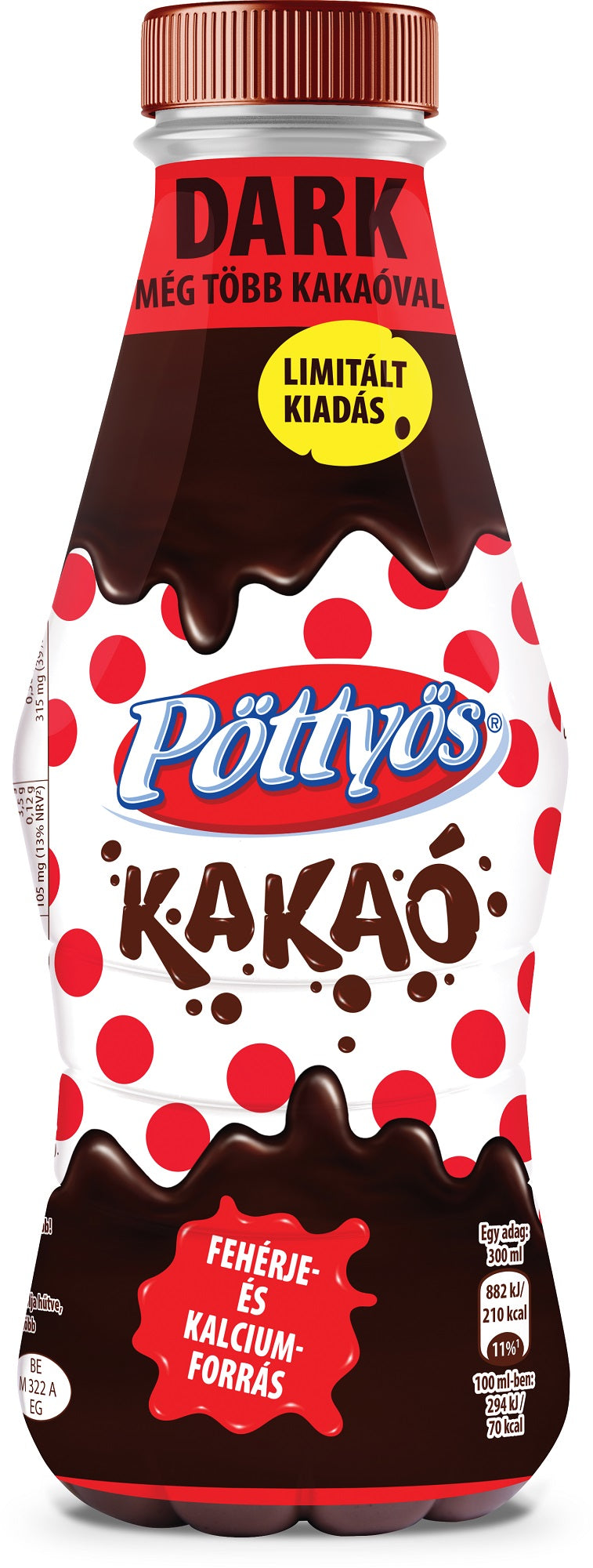 Pöttyös Dark Étcsokoládés kakaós tej