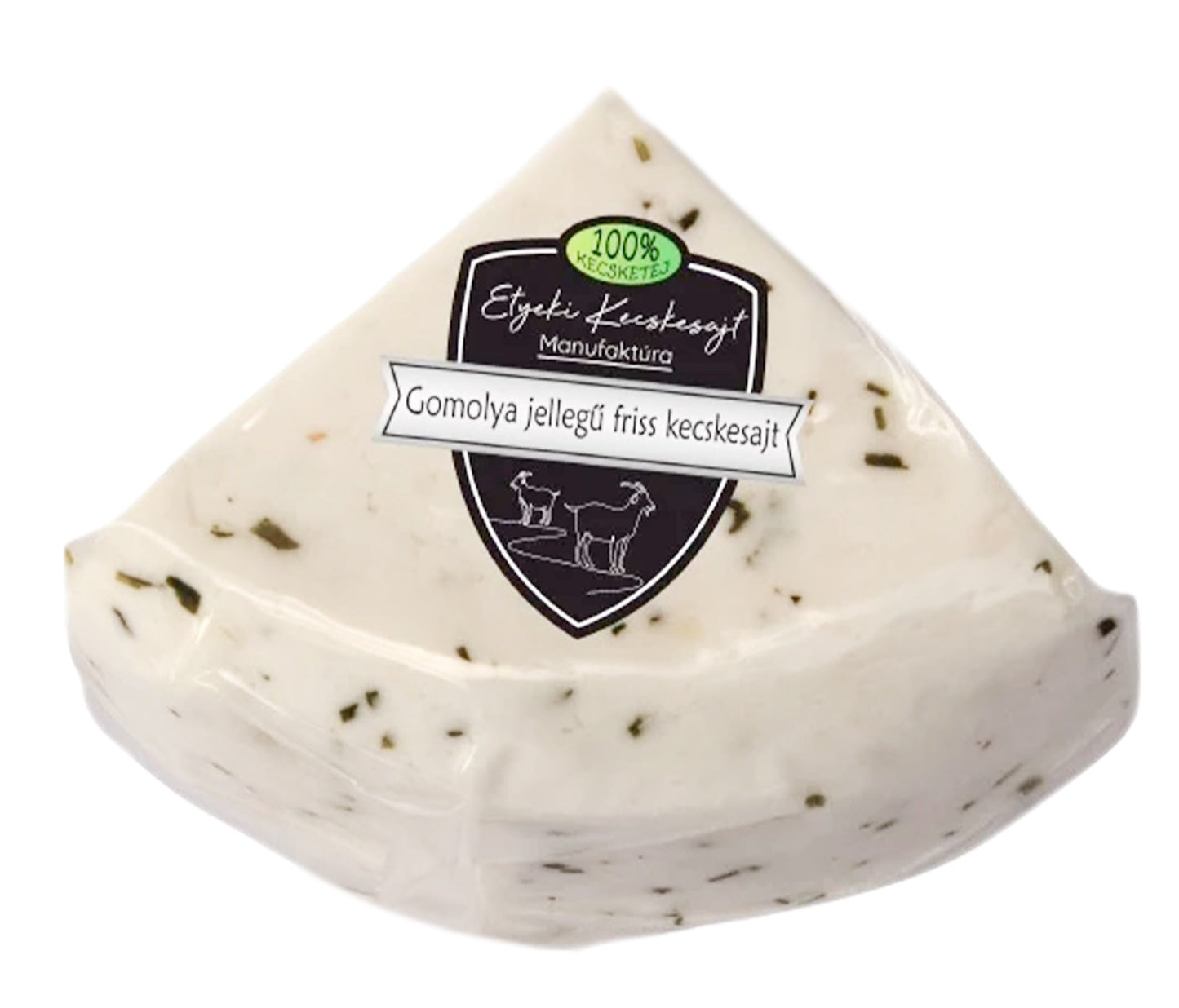 Etyeki Kecske Gomolya jellegű friss sajt fokhagymás-snidlinges izben