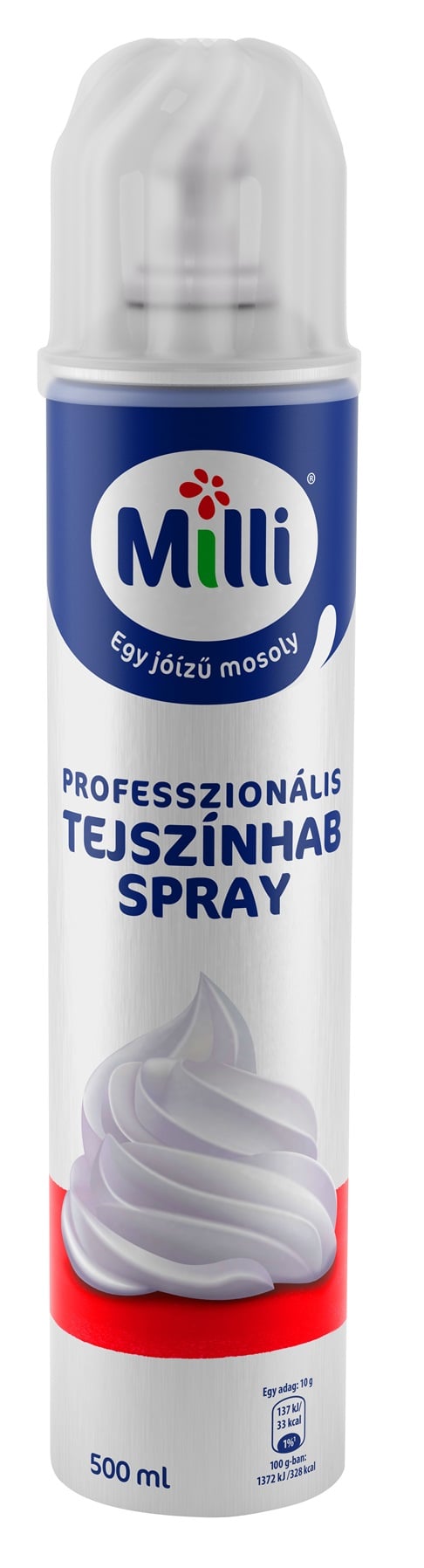 Milli tejszínhabspray